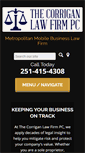 Mobile Screenshot of corriganlawfirm.com